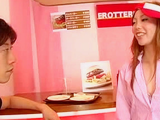 Japanese babe gets fucked in Tokyo XXX hotel room by customer